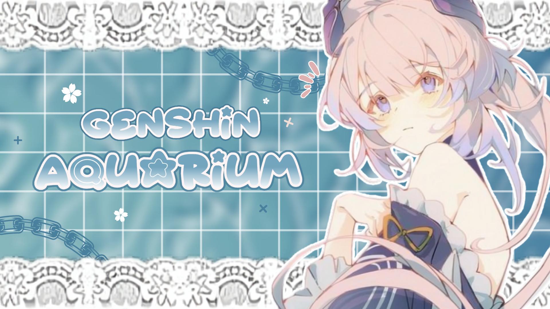 Discovery splash banner for Genshin Aquarium Discord server