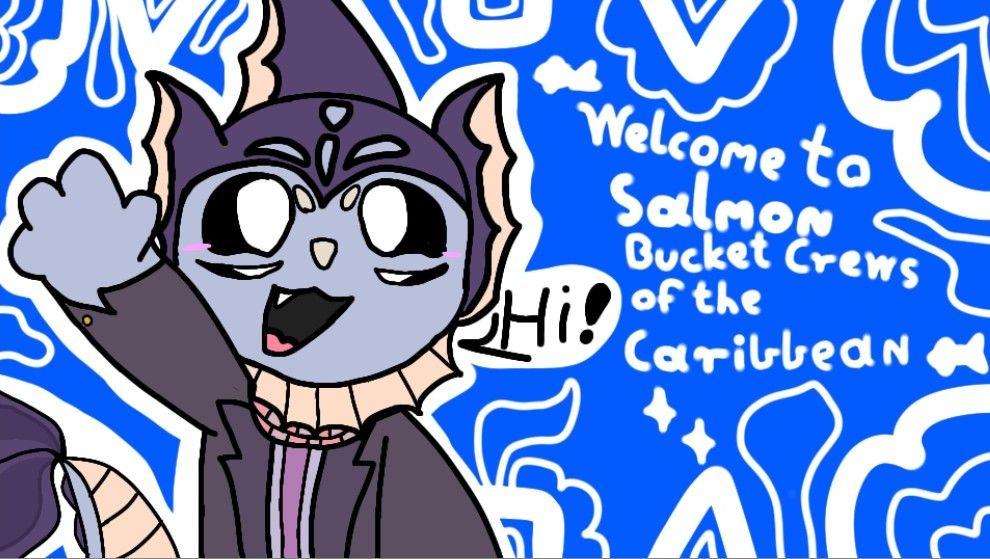 Discovery splash banner for Salmon Bucket Crews of the Caribbean Discord server