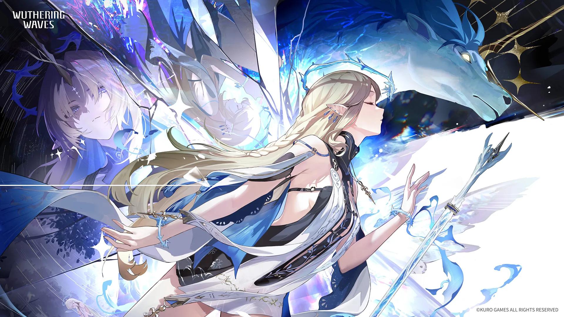 Discovery splash banner for Cartethyia Mains ✢ Blessed Maiden Discord server