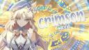 Discovery splash banner for ೀ゛ Crimson Moon ◞ anime◞ gaming◞ nitro Discord server