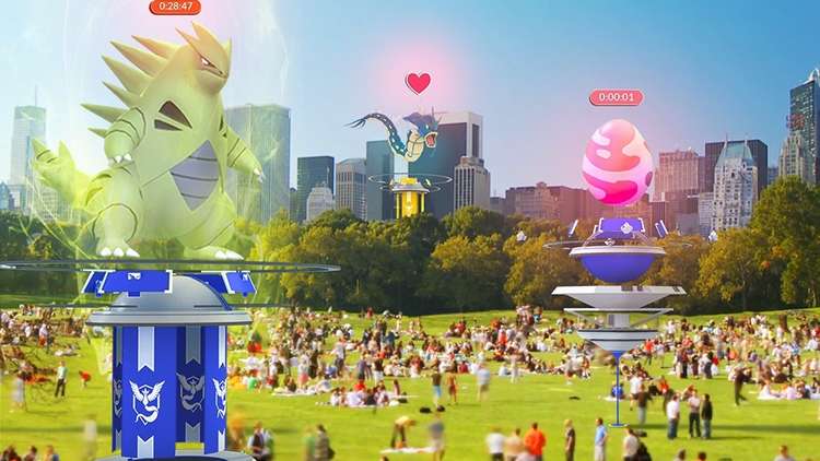Discovery splash banner for PoGO Raids Discord server