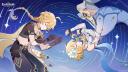 Discovery splash banner for Genshin Impact Italia · HoYoverse Discord server