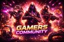 Discovery splash banner for GAMERS Community Discord server